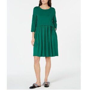 Weekend Max Mara Mincio Gathered-Waist Sweater Dress